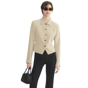 WILFRED CARRIAGE BEIGE SLIM FIT BLAZER 8